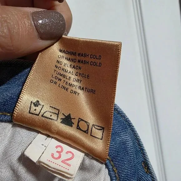 Driftwood Regular Wash Jackie Floral Embroidered High Rise Jeans Size 32 - Picture 10 of 13